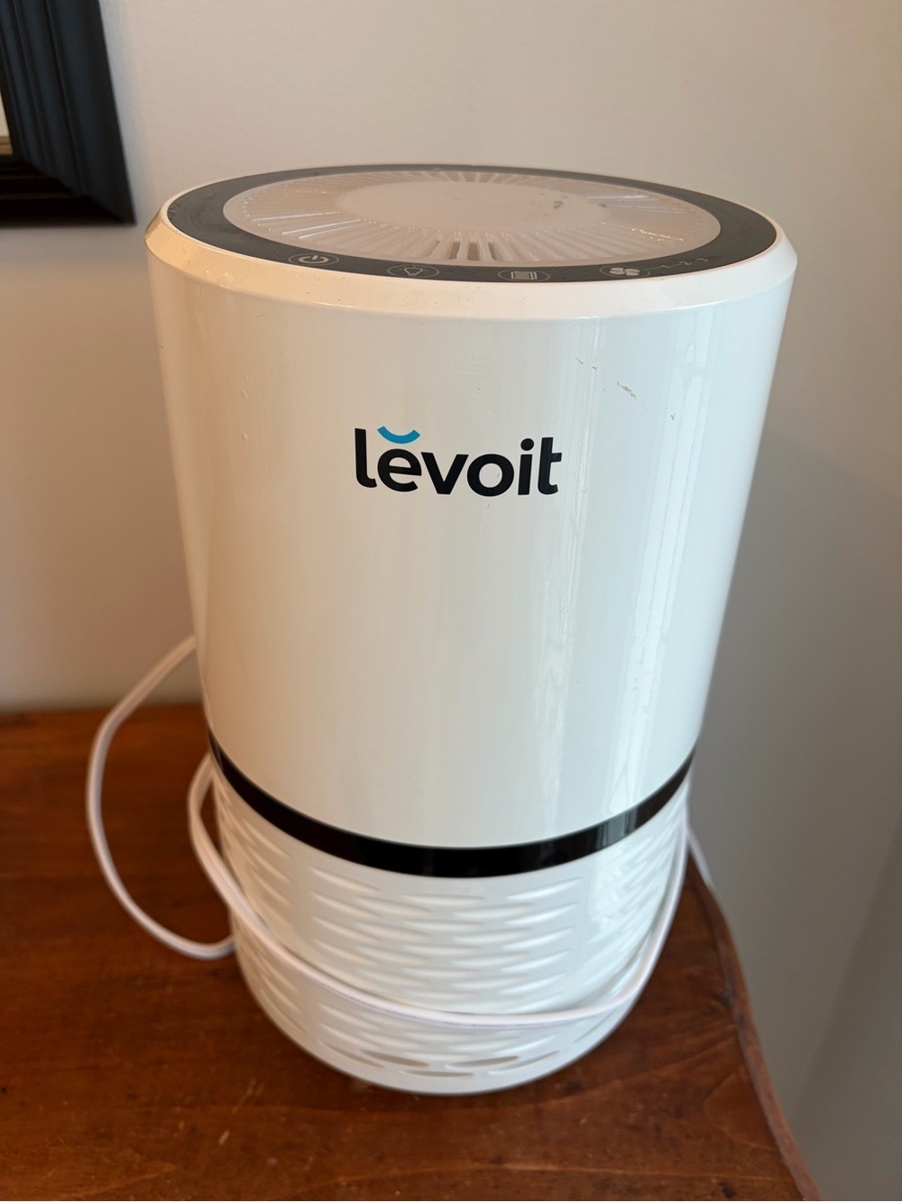 Levoit White Air Purifier - Quiet HEPA Home Cleaner